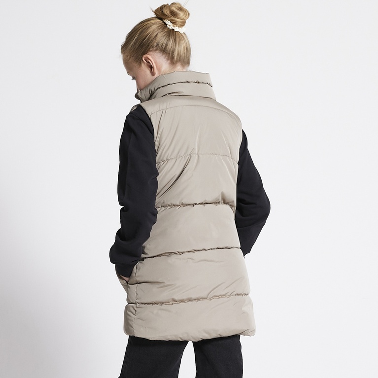 Lang puffervest "Davida star" Lang puffervest "Davida star"